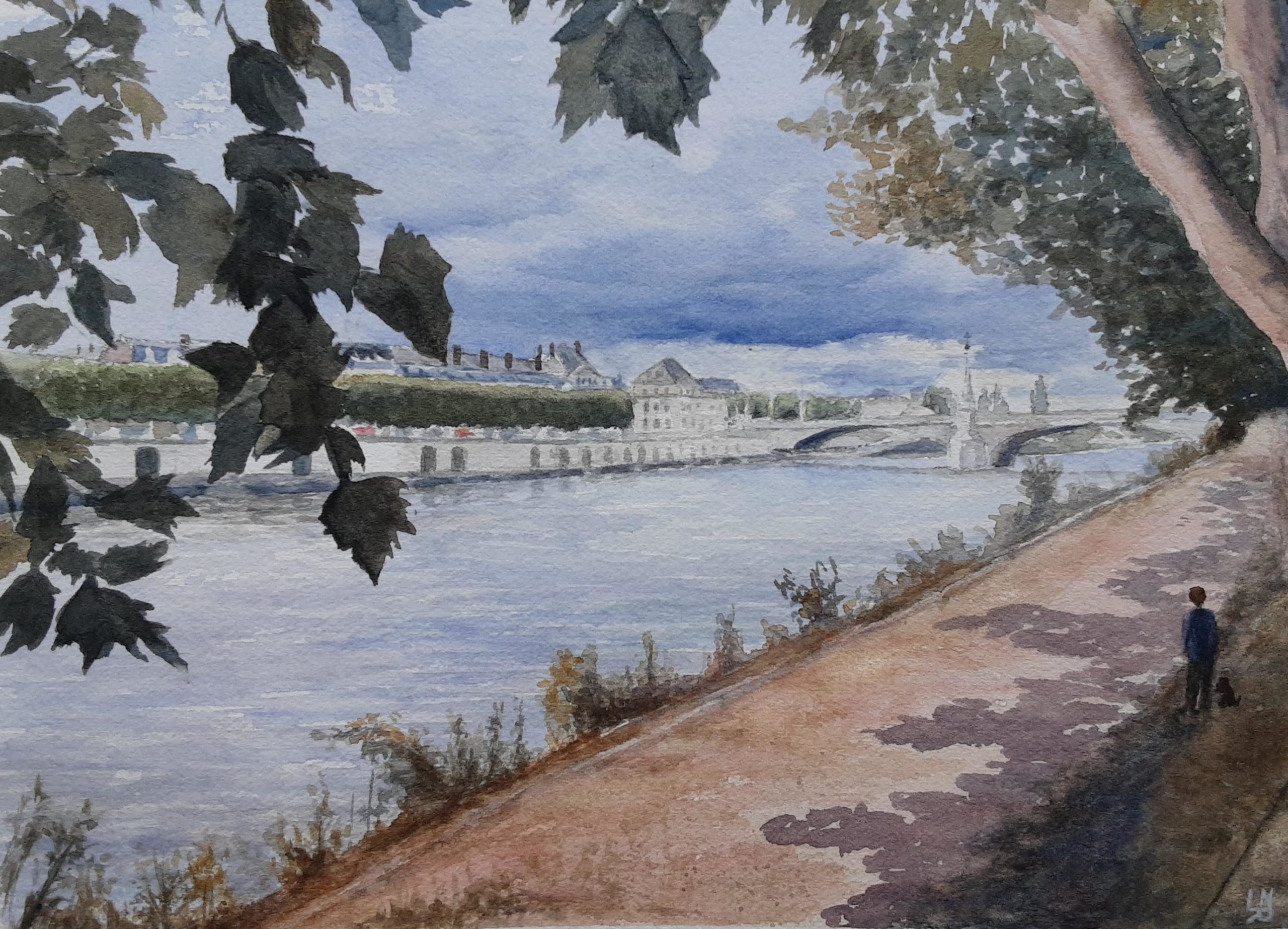 Pont Louis XV depuis la gare (vendue)