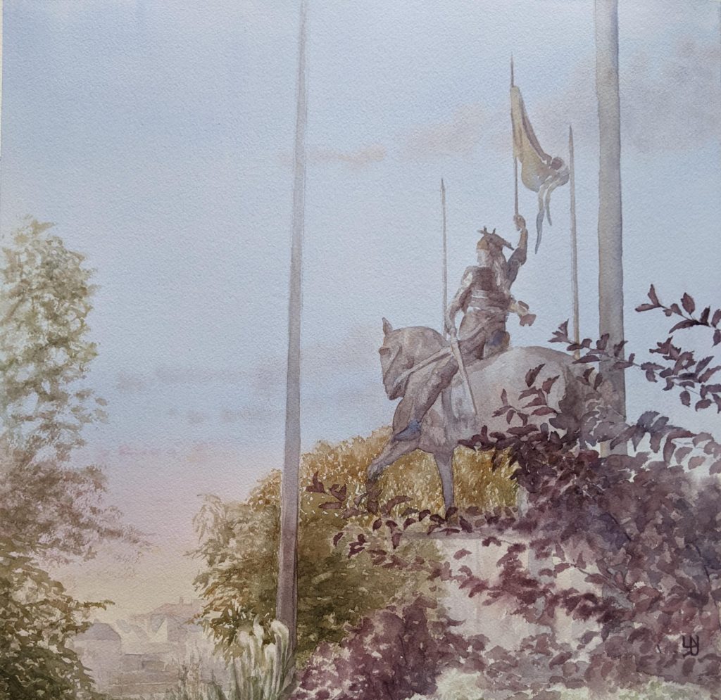 Jeanne d’Arc au pont de Compiègne 2022 (vendue)